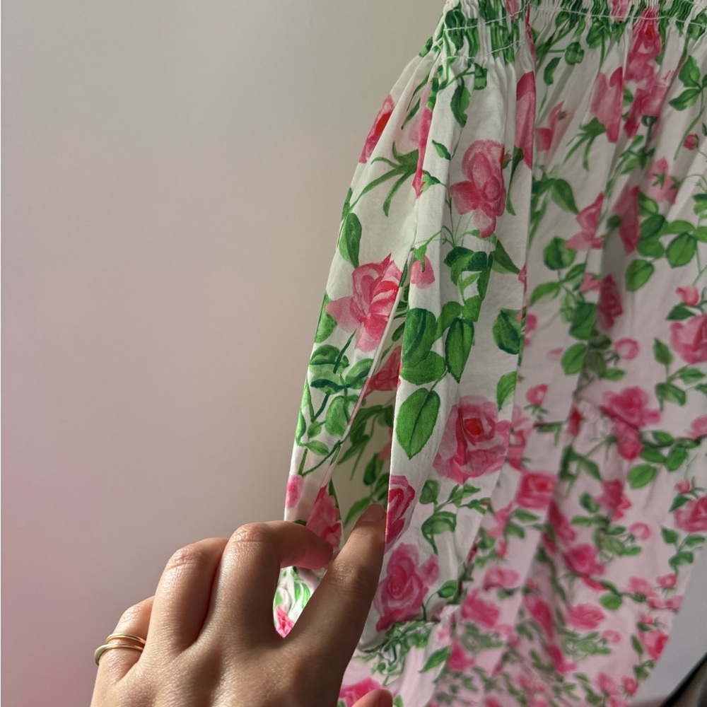 Hill House Home Ellie Nap Dress Pink Rose Print - Picture 3 of 4